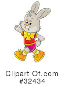 Rabbit Clipart #32434 by Alex Bannykh