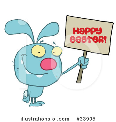 Royalty-Free (RF) Rabbit Clipart Illustration by Hit Toon - Stock Sample #33905