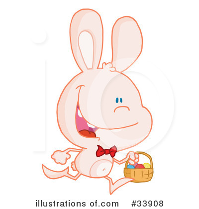 Royalty-Free (RF) Rabbit Clipart Illustration by Hit Toon - Stock Sample #33908