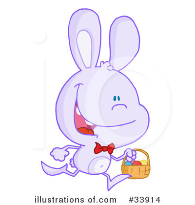 Easter Bunny Clipart #33914 by Hit Toon
