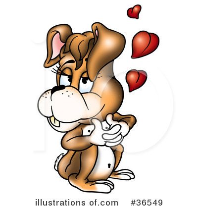 Royalty-Free (RF) Rabbit Clipart Illustration by dero - Stock Sample #36549
