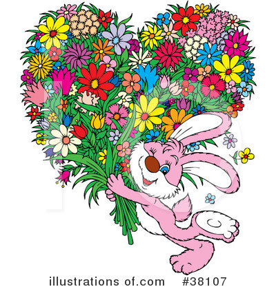 Royalty-Free (RF) Rabbit Clipart Illustration by Alex Bannykh - Stock Sample #38107