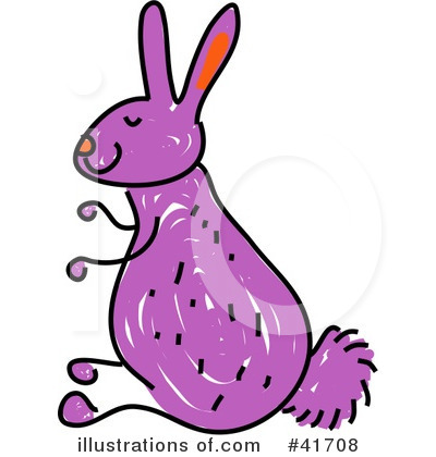 Royalty-Free (RF) Rabbit Clipart Illustration by Prawny - Stock Sample #41708
