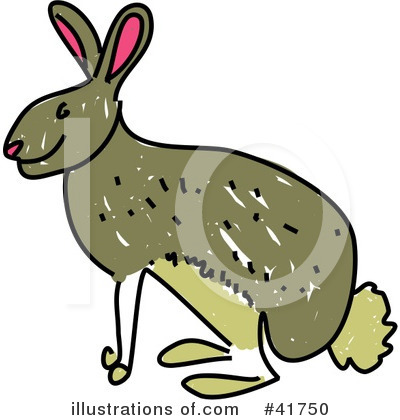 Royalty-Free (RF) Rabbit Clipart Illustration by Prawny - Stock Sample #41750