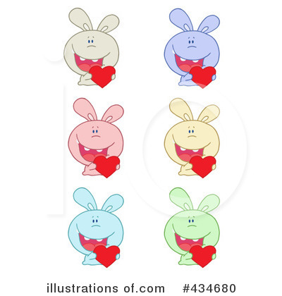 Royalty-Free (RF) Rabbit Clipart Illustration by Hit Toon - Stock Sample #434680