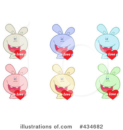 Royalty-Free (RF) Rabbit Clipart Illustration by Hit Toon - Stock Sample #434682