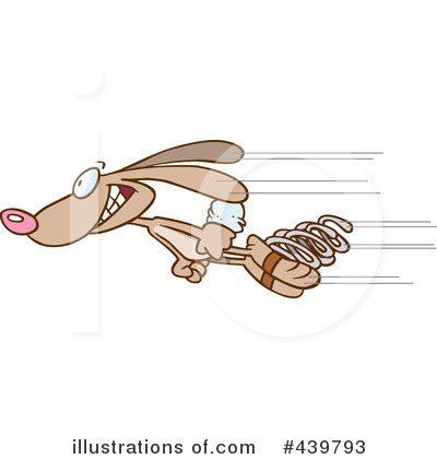 Royalty-Free (RF) Rabbit Clipart Illustration by toonaday - Stock Sample #439793