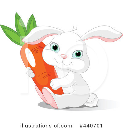 Royalty-Free (RF) Rabbit Clipart Illustration by Pushkin - Stock Sample #440701