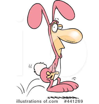 Royalty-Free (RF) Rabbit Clipart Illustration by toonaday - Stock Sample #441269