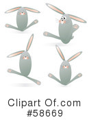 Rabbit Clipart #58669 by MilsiArt
