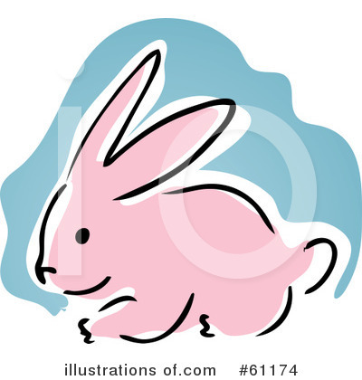 Royalty-Free (RF) Rabbit Clipart Illustration by Kheng Guan Toh - Stock Sample #61174