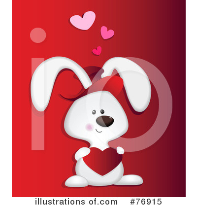 Royalty-Free (RF) Rabbit Clipart Illustration by Qiun - Stock Sample #76915