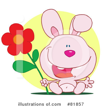 Royalty-Free (RF) Rabbit Clipart Illustration by Hit Toon - Stock Sample #81857