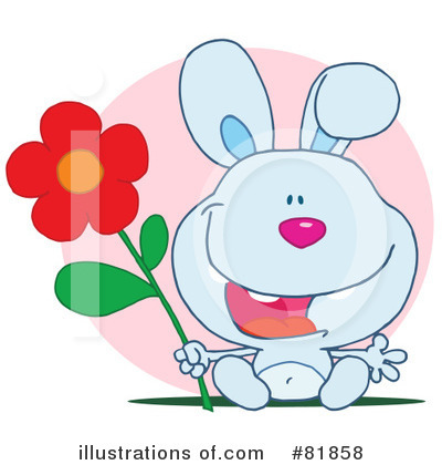 Royalty-Free (RF) Rabbit Clipart Illustration by Hit Toon - Stock Sample #81858