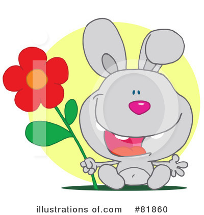 Royalty-Free (RF) Rabbit Clipart Illustration by Hit Toon - Stock Sample #81860
