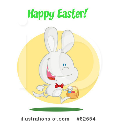 Royalty-Free (RF) Rabbit Clipart Illustration by Hit Toon - Stock Sample #82654