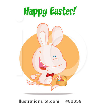 Royalty-Free (RF) Rabbit Clipart Illustration by Hit Toon - Stock Sample #82659