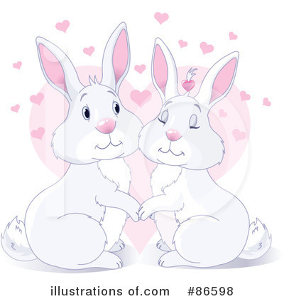 Royalty-Free (RF) Rabbit Clipart Illustration by Pushkin - Stock Sample #86598