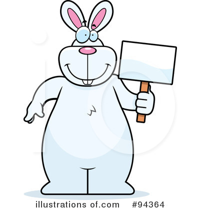 White Rabbit Clipart #94364 by Cory Thoman