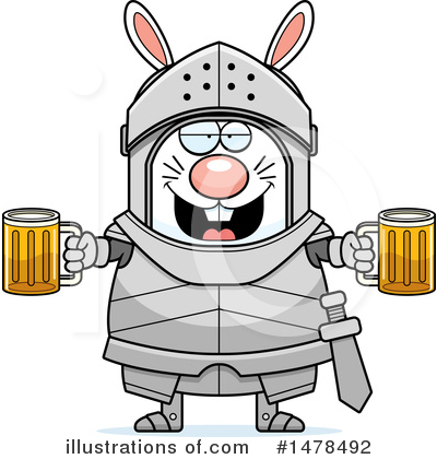 Rabbit Knight Clipart #1478492 by Cory Thoman