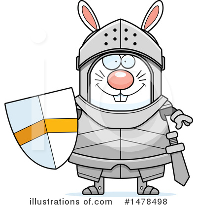 Rabbit Knight Clipart #1478498 by Cory Thoman