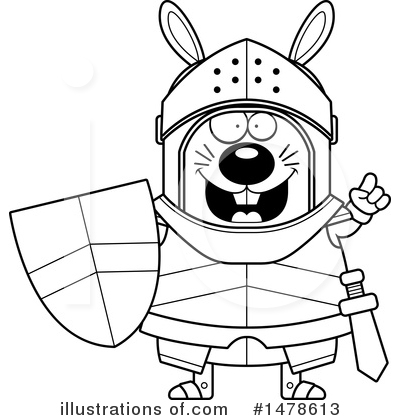 Royalty-Free (RF) Rabbit Knight Clipart Illustration by Cory Thoman - Stock Sample #1478613