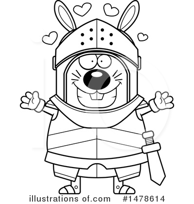 Royalty-Free (RF) Rabbit Knight Clipart Illustration by Cory Thoman - Stock Sample #1478614