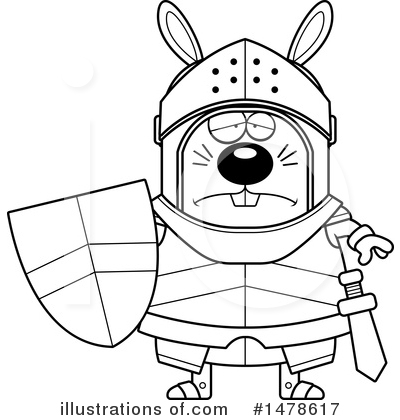Royalty-Free (RF) Rabbit Knight Clipart Illustration by Cory Thoman - Stock Sample #1478617