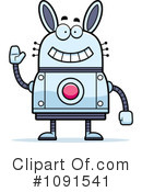 Rabbit Robot Clipart #1091541 by Cory Thoman