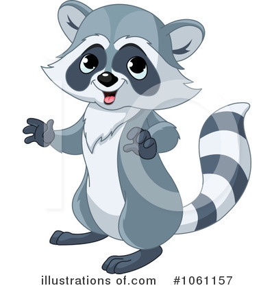Raccoon Clipart #1061157 by Pushkin