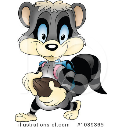 Royalty-Free (RF) Raccoon Clipart Illustration by dero - Stock Sample #1089365