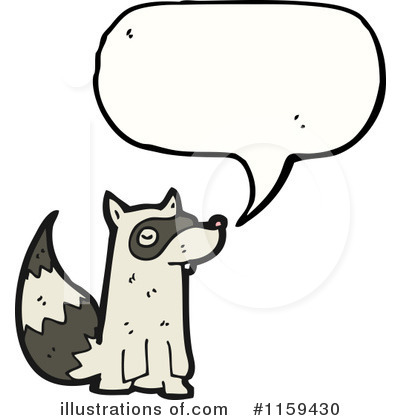 Royalty-Free (RF) Raccoon Clipart Illustration by lineartestpilot - Stock Sample #1159430