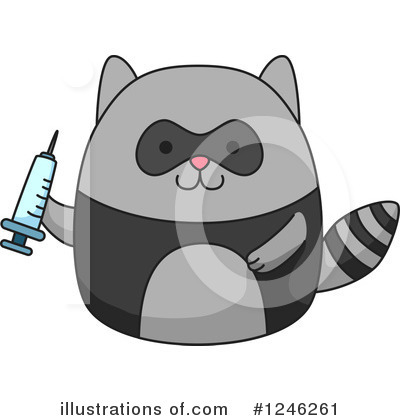 Royalty-Free (RF) Raccoon Clipart Illustration by BNP Design Studio - Stock Sample #1246261