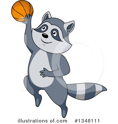 Royalty-Free (RF) Raccoon Clipart Illustration by Vector Tradition SM - Stock Sample #1348111