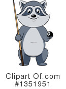 Raccoon Clipart #1351951 by Vector Tradition SM