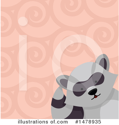 Raccoon Clipart #1478935 by BNP Design Studio
