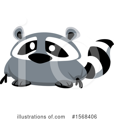 Royalty-Free (RF) Raccoon Clipart Illustration by yayayoyo - Stock Sample #1568406