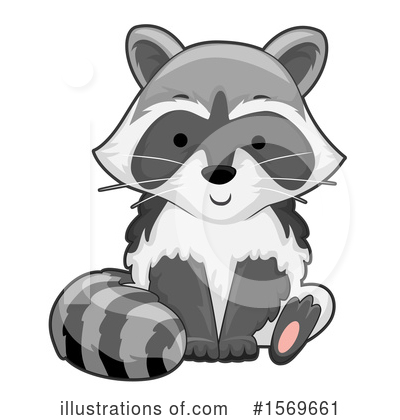 Royalty-Free (RF) Raccoon Clipart Illustration by BNP Design Studio - Stock Sample #1569661