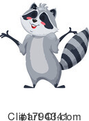 Raccoon Clipart #1794341 by Vector Tradition SM