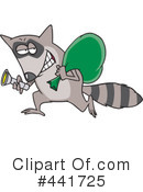 Raccoon Clipart #441725 by toonaday