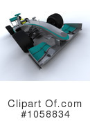 Race Car Clipart #1058834 by KJ Pargeter