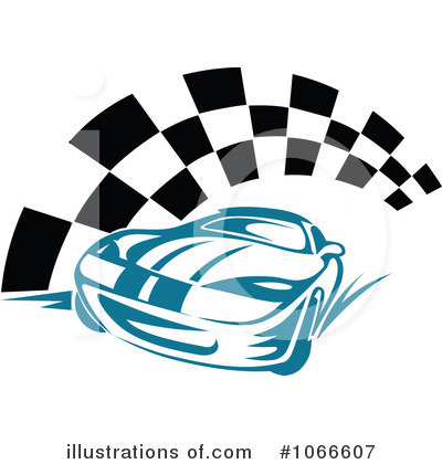 Royalty-Free (RF) Race Car Clipart Illustration by Vector Tradition SM - Stock Sample #1066607