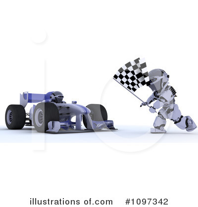 Royalty-Free (RF) Race Car Clipart Illustration by KJ Pargeter - Stock Sample #1097342