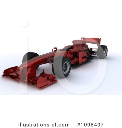 Royalty-Free (RF) Race Car Clipart Illustration by KJ Pargeter - Stock Sample #1098407