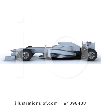 Royalty-Free (RF) Race Car Clipart Illustration by KJ Pargeter - Stock Sample #1098408