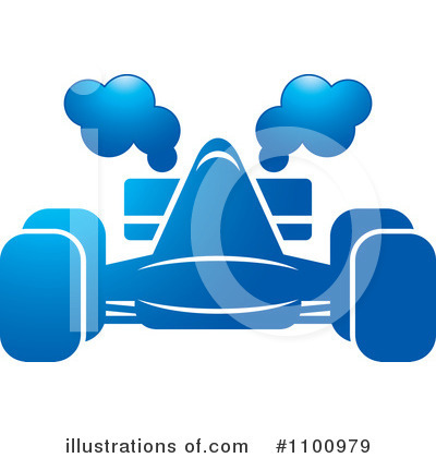 Royalty-Free (RF) Race Car Clipart Illustration by Lal Perera - Stock Sample #1100979