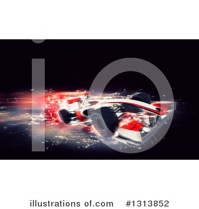 Racecar Clipart #1313852 by KJ Pargeter