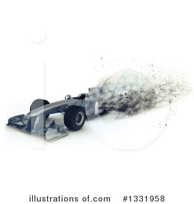 Racecar Clipart #1331958 by KJ Pargeter