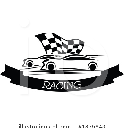 Royalty-Free (RF) Race Car Clipart Illustration by Vector Tradition SM - Stock Sample #1375643