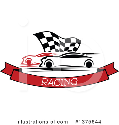 Royalty-Free (RF) Race Car Clipart Illustration by Vector Tradition SM - Stock Sample #1375644